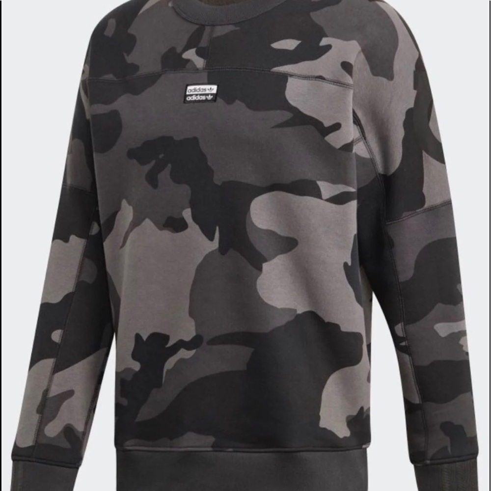 Men's Adidas Camouflage Sweatshirt / New With Tags
